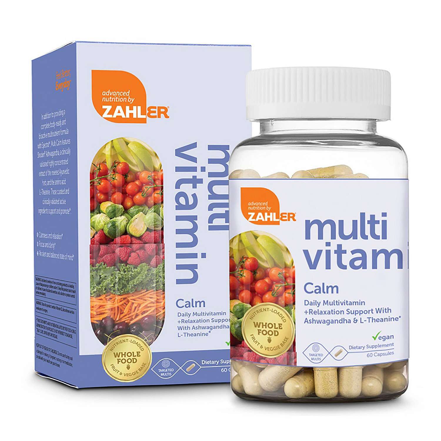 ZAHLER Multivitamin Calm Daily Multivitamin + Relaxation Support